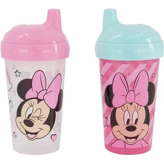 Disney Sippy Cups for Toddlers Learner Sippy Cups for Kids with Pacifier  BPA-Free Trainer Cup with Handles Leak-Proof Minnie Mouse and Mickey Mouse  Sippy Cups Perfect Unisex Gift for Children
