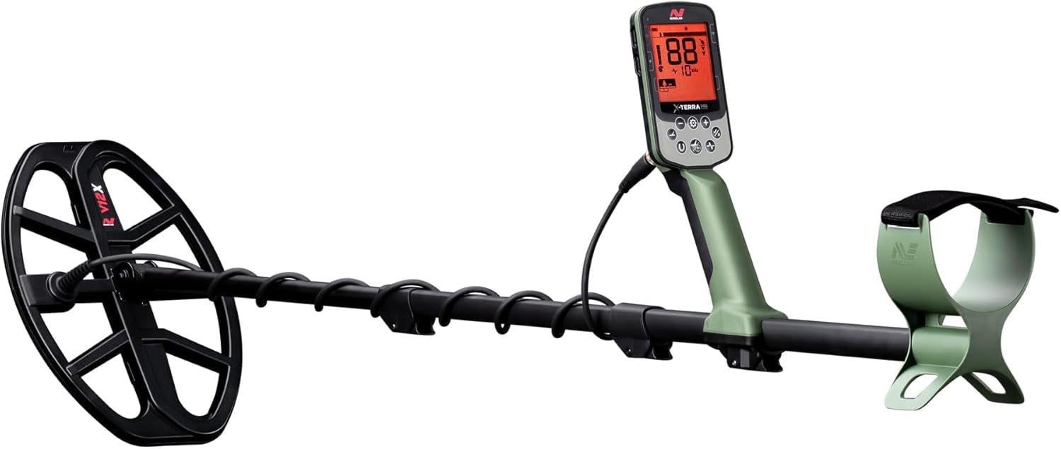 MINELAB X-Terra PRO Treasure Metal Detector w/ Pouch/Gloves/Camo Hat Bundle