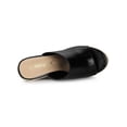 thumbnail image 4 of BLISSFUL STEP Women's Slip-On Platform Wedge Heel Wedge Sandals, 4 of 8