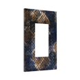 thumbnail image 2 of Kll Watercolor Snake Skin Wall Plate,Gloss Finish,Standard Size 1 - 5" X 3", Polycarbonate Thermoplastic,Electric Receptacle Plug Covers, 2 of 8