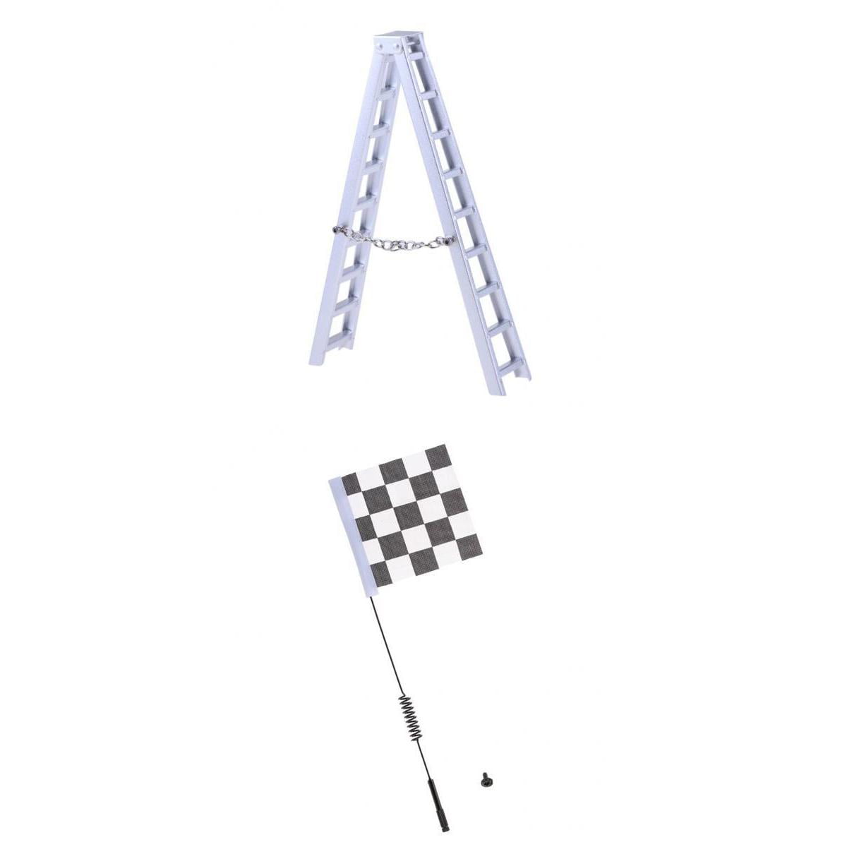 Aluminum Herringbone Ladder for RC 1/10 Crawler Decoration