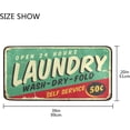 thumbnail image 3 of Dreamtimes Vintage Laundry Kitchen Mats Washable Long Floor Runner Rug Non-Slip Fatigue Area Rugs Modern Absorbent Doormat Cushioned for Farmhouse Home Bath Indoor Outdoor Decor 39"x20", 3 of 6