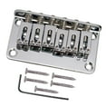 thumbnail image 1 of TISHITA Alloy Fixed Bridge Tailpiece Set for 6 String Electric Guitar Parts, 1 of 7