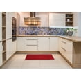 thumbnail image 5 of Ahgly Company Indoor Square Contemporary Red Abstract Area Rugs, 8' Square, 5 of 6