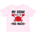 thumbnail image 3 of Inktastic My Gram Loves Me Grandchild Boys or Girls Toddler T-Shirt, 3 of 5