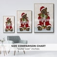 thumbnail image 4 of Christmas Christmas Present Bear Hug - Framed Gallery Wrapped Holiday Canvas - 17 x 25 - Gold Frame, 4 of 8