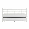 thumbnail image 4 of Hillsdale Furniture Providence Metal Twin Daybed with Roll Out Trundle, Soft White, 4 of 13