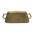 thumbnail image 2 of Petite Gold Metal Square Tray, 2 of 3