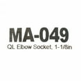 thumbnail image 4 of Flow-Rite Boat Quik-Lok Elbow Socket MA-049 | Livewell 1 1/8 Inch Hose, 4 of 4