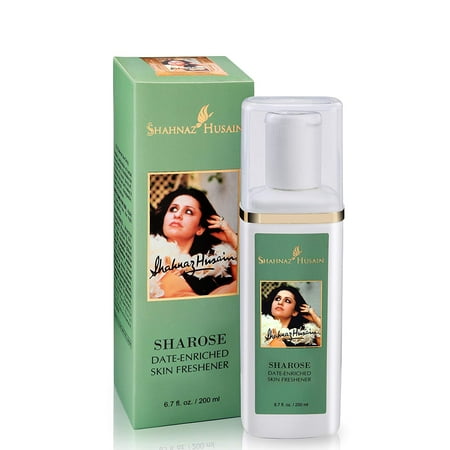 Sharose Date Enriched Herbal Ayurvedic Skin Toner Latest International Packaging (6.7 fl. oz. / 200 ml), Brand New Genuine Shahnaz Husain Product in Export.., By Shahnaz (Best Shahnaz Husain Products)