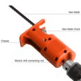 thumbnail image 4 of Sierra Eléctrica Taladro eléctrico Sierra de vaivén eléctrica para carpintería modificada (naranja), 4 of 5