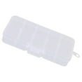 thumbnail image 4 of xinxixnxx Practical 10 Grid Plastic Jewelry Removable Storage Box Storing and Sorting Beads and Earrings White 12.8x6.5x2.2cm 5Set, 4 of 6