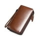 thumbnail image 1 of Guardurnaity Cartera para hombre, monedero Vintage grande con cremallera doble, bolso multifunción de gran capacidad para bolsas de paquete de Carteras Marrón, 1 of 6