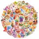 thumbnail image 1 of Paquete de pegatinas con dibujos animados de animales en 3D, 50 unidades, bonitas calcomanías de est, 1 of 2