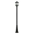 thumbnail image 2 of Z-Lite Portland 1 Light Outdoor Post Light in Black, 2 of 2