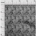 thumbnail image 2 of oneOone Rayon Gray Fabric Leaves Sewing Craft Projects Fabric Prints By Yard 56 Inch Wide-aB, 2 of 5