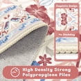 thumbnail image 2 of Findosom 2'x8' Washable Runner Rug for Hallway,Non Slip Floral Laundry Runner Rugs,Low Pile Faux Wool Floor Mat Stain Resistant Carpet Runner Rug for Bedroom Kitchen Living Room Entrance,Pink, 2 of 8