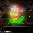 thumbnail image 4 of Glowneon Santa Read Book Led Sign For Christmas Book Store Wall Decor, 4 of 5