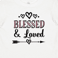 thumbnail image 4 of Inktastic Blessed and Loved Baby Girl Girls Baby T-Shirt, 4 of 5