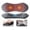 Grey, variant on 3-in-1 Heating Lumbar Massage Pillow, Upgraded Vibrating Spinal Decompression Relaxer, for Neck Shoulders and Back-black