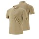 thumbnail image 3 of Camisas de Golf de Manga Corta Dri Fit Negocios Casual Top de los Hombres de Color Sólido Manga Corta Solapa, Camisa Libre de Arrugas, 3 of 8