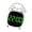 Green, variant on yotijay Digital Alarm Clock Table Clock Big Numbers Large Display Double Bell Loud Alarm Red