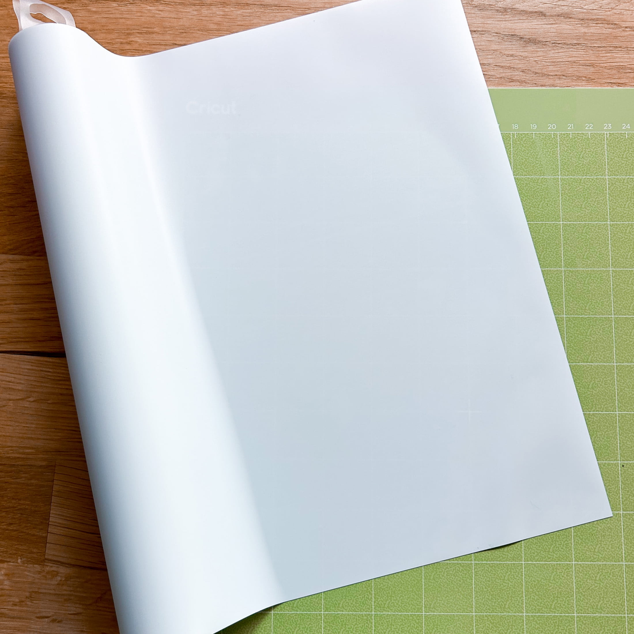 Hello Hobby 12" x 12' White Iron-On Craft Vinyl Bulk Roll