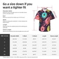thumbnail image 4 of Picia Donuts1 Gentle Cotton Regular Fit Short Sleeve Casual Hawaiian Shirt for Men-X-Large, 4 of 9