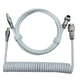 thumbnail image 1 of Cable de Teclado en Espiral, Conector de Cable Resistente del Cable de Juego para El Diseño de dos Etapas para Teclado Mecánnico, 1 of 8