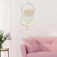 thumbnail image 4 of Macrame soporte de pared organizador de almacenamiento de revistas, decoración para colgar en , soporte para , bolsillo colgante tejido Los 50X25X12CM BLESIY Tapiz de macramé de pared, 4 of 7