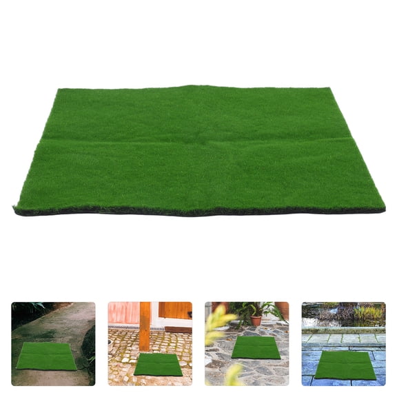 OUNONA Artificial Moss Mat Fake Grass Rug Diy Synthetic Turf Landscape Artificial Grass Mats Lawn Carpet For Wedding Home Decor