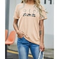 thumbnail image 2 of Sherrylily Women Three Cats Printing T-shirt Basic Short Sleeve Top, 2 of 5