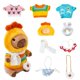 thumbnail image 1 of Peluche WAKSUN Capybara con 10 prendas y accesorios de 26 cm, 1 of 7
