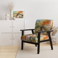 thumbnail image 2 of Designart "A Single Palm Tree VII" Multi-Color Floral Upholstered Accent Chair - Traditional Arm Chair For Bedroom, 2 of 5