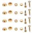 thumbnail image 4 of JMXIANG 8pcs Copper Screw Cover Caps Mirror Sign Advertising Decorative Nails (15mm), 4 of 5