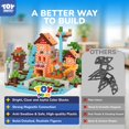 thumbnail image 4 of Set de construcción STEM con bloques magnéticos Toy Life, 108 piezas, 4 of 8