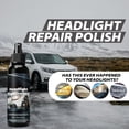 thumbnail image 4 of Headlight Cleaner Car Headlight Cleaner Long Lasting Headlight Coating And Cleaning Solution Restores Polishes Headlights Car Light Cleaner Headlight Kit 120ml, 4 of 5
