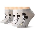 thumbnail image 1 of Pack de 5 calcetines Disney Mickey Mouse No Show para mujer, 1 of 2