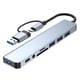 thumbnail image 1 of Adaptador 8-in-2 USB A & USB C HUB TUPO-C ESTACIÓN DE ACOPAMENTO MultipLATA, 1 of 6