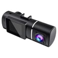thumbnail image 1 of sweethay Cámara dual automática Dash Cam portátil desmontable encendedor reemplazo de energía 1080P 140 grados tarjeta de memoria grabadora Paneles de instrumentos para automóviles, 1 of 6