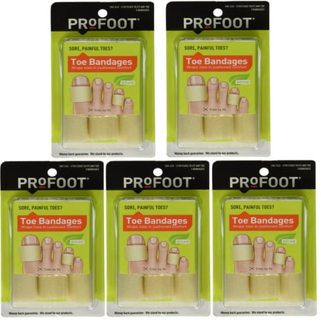 Profoot Care Toe Bandages, Medium, 4