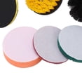 thumbnail image 6 of Powkky 6Pcs/Set Drill Brush Scrub Pads Kit Bathroom Kitchen Floor Surfaces Cleaning Scrubber Tool, 6 of 10