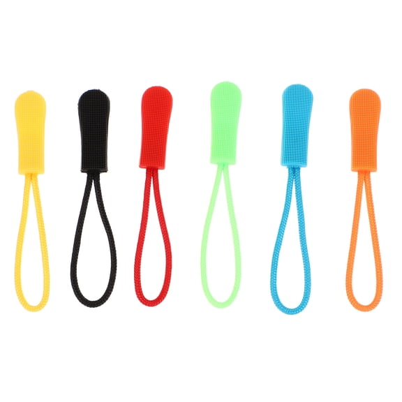 BALAHAPY 60Pcs Replacement Zipper Pull Cord Assorted Colors for Bags and Jackets
