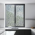 thumbnail image 6 of Window Privacy Film,Decorative Window Film,Non-Adhesive Frosted Glass Window Film Sun Blocking Window Film UV Protection for Home Office, 6 of 11