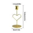 thumbnail image 3 of PuSpu Valentine's Day Decoration Loves Romantic Candlestick Decorations Home Vintage Ornaments Candlelight Dinner Props, 3 of 6