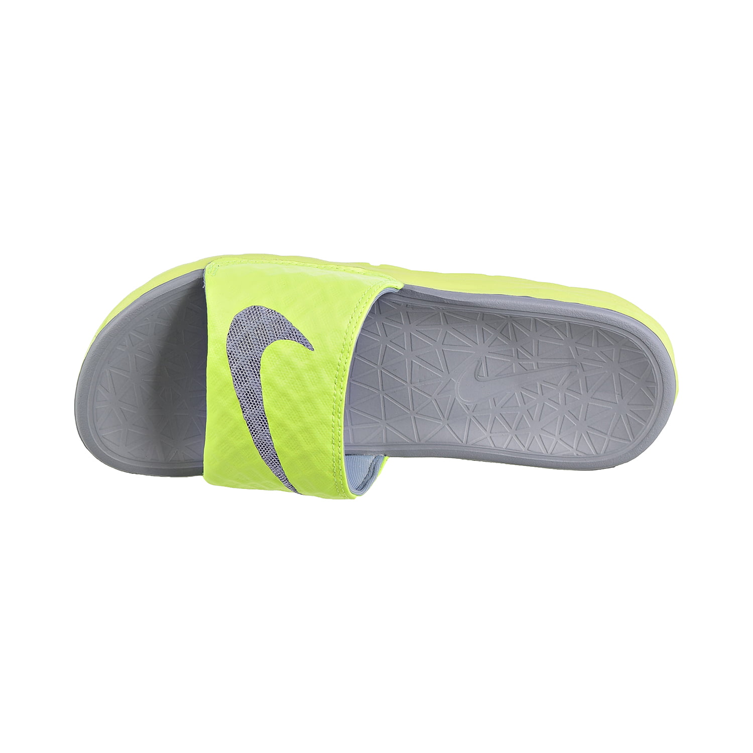 Nike Benassi Solarsoft Slide 2 Men's Sandals Volt/Black/Dove 705474-700 - Walmart.com