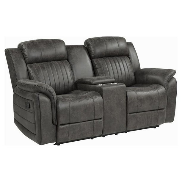 Lexicon Centeroak Microfiber Double Reclining Loveseat With Center Console Gray Com - Cover For A Dual Reclining Loveseat With Center Console Lexicon Centeroak Microfiber Double Reclining Loveseat With Center Console Gray Com - Cover For A Dual Reclining Loveseat With Center Console