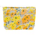 thumbnail image 1 of LAICAIW Travel Makeup Bags Large Zipper Pouch, Brocade Orange, 1 of 7