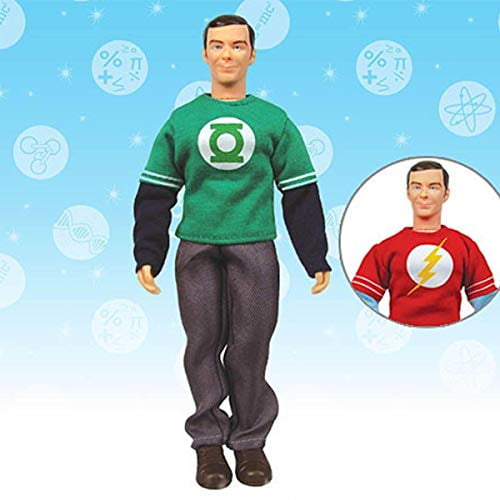 CBS Big Bang Theory Series 1 Sheldon Figure w// Green Lantern Shirt Bif Bang Pow