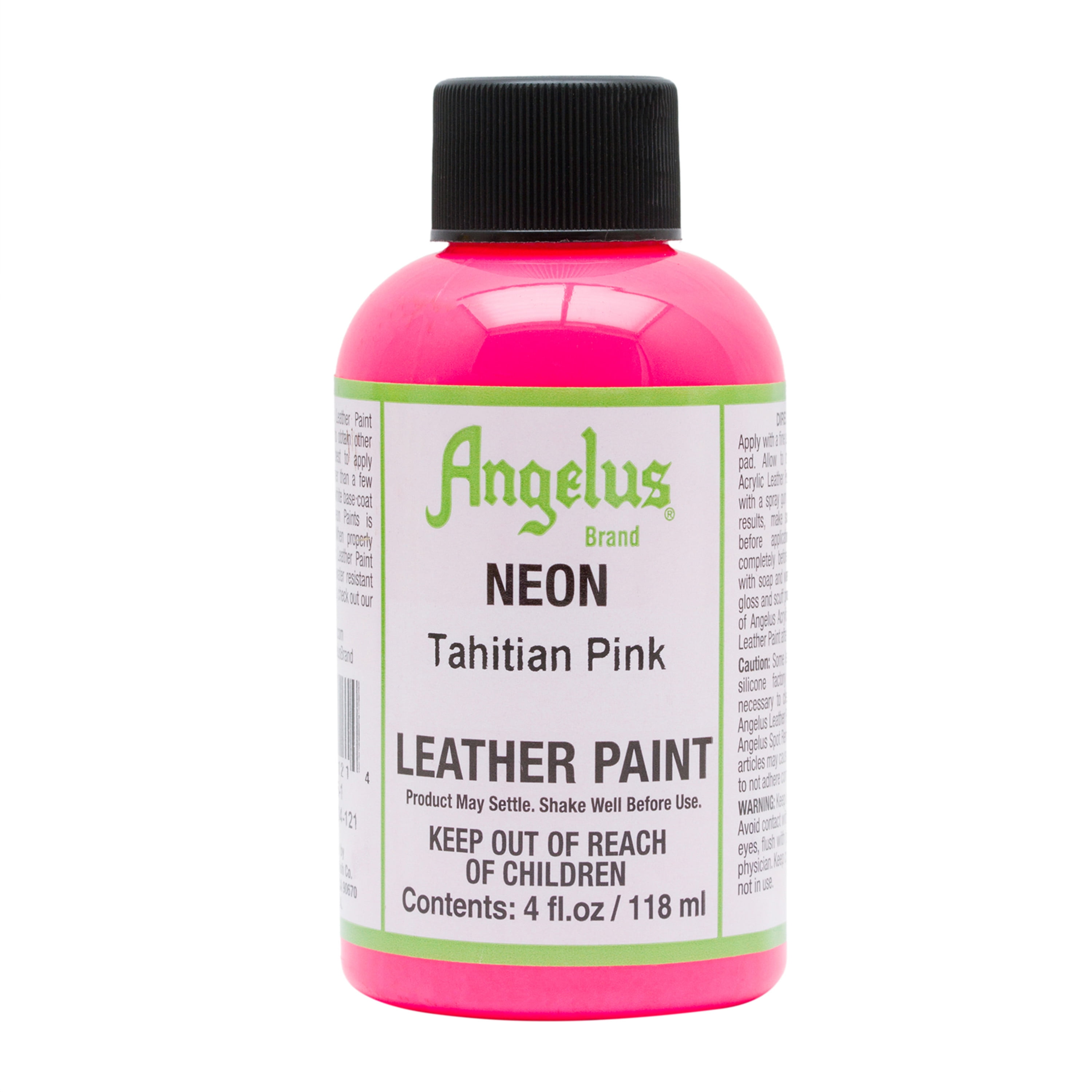 Angelus® Neon Leather Paint, 4 oz., Tahitian Pink